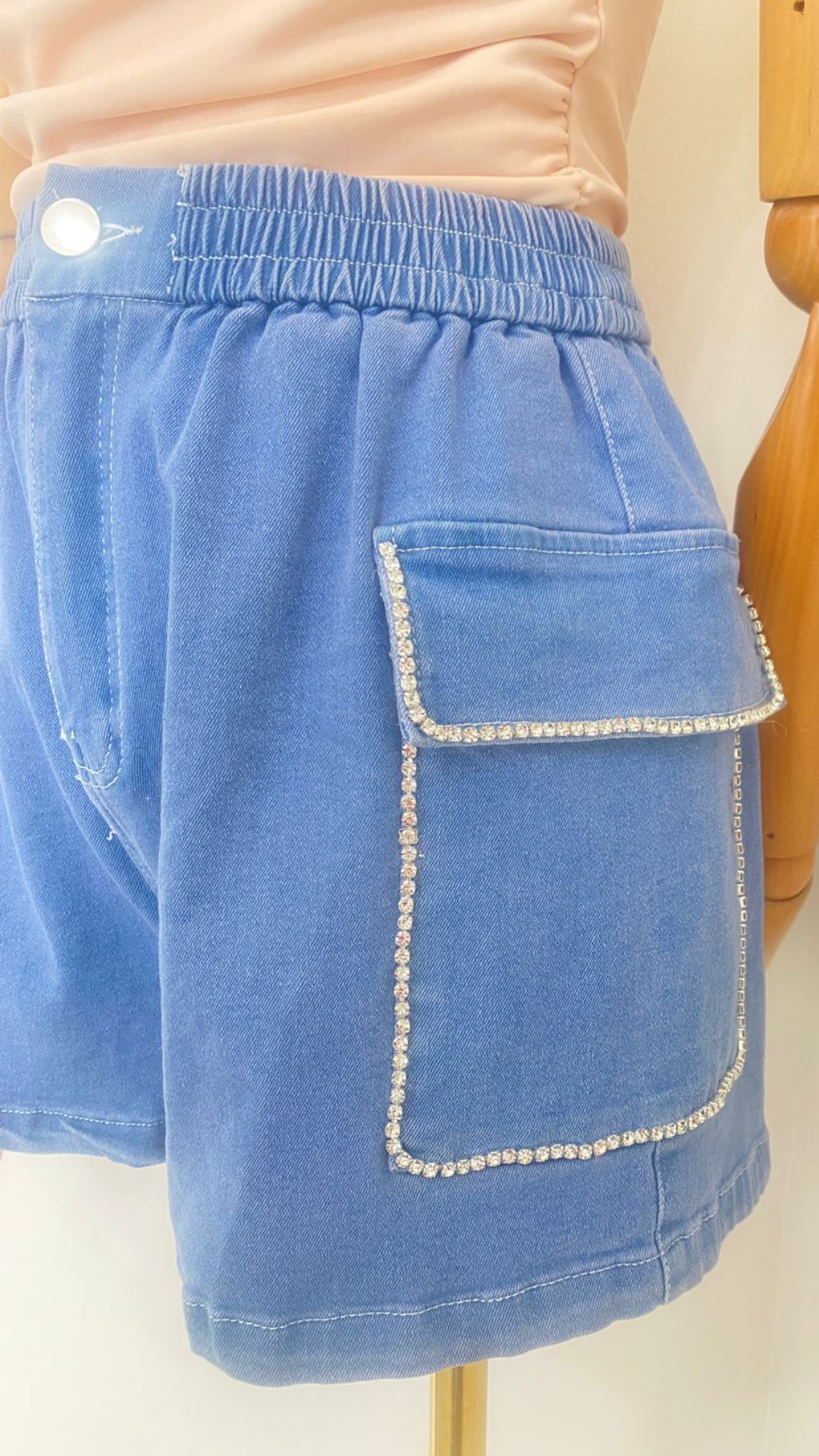 Conjunto denim short Amaia